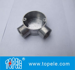 TOPELE 25 mm / 32 mm BS condotto elettrico galvanizzato in alluminio scatola di giunzione circolare per accessori di condotto