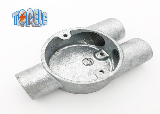 Caselle di ferro malleabile BS4568 condotto 20mm ramificazione 3 Way / Y Way Box BS Conduit Box