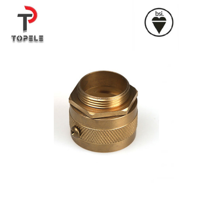 Fittings per condotti metallici in ottone flessibile tipo corto lungo maschio Bush esagonale BS Standard