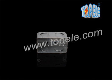 2 pollici x 4 pollici / US Standard Pre-galvanizzato Acciaio Switch Dispositivo rettangolare box conduttore / box conduttore elettrico