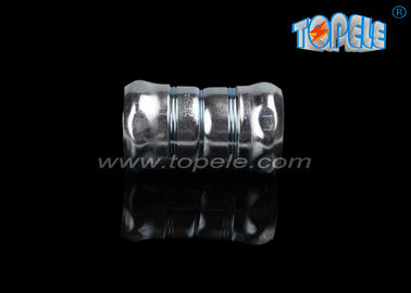 Connettore di tubi metallici elettrici / realizzato con accoppiamento di compressione in acciaio zincato 514B / 1/2 In a 4 In
