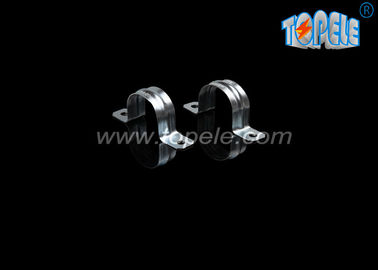 Strappo di condotto EMT in acciaio galvanizzato / Strappo di sella semplice con due fori / Fittings di condotto EMT zincati