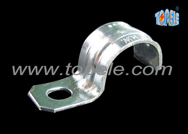 Acciaio placcato in zinco Fittings di condotto IMC Pipe Clamp One Hole Strap