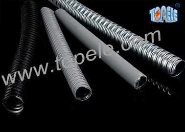 Acciaio galvanizzato elettrico PVC condotto flessibile e accessori grigio