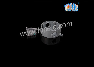 4&quot;Cartella di uscita a conduzione a prova di tempo rotonda, buchi di uscita 5, buchi / scatole elettriche a prova di tempo in alluminio