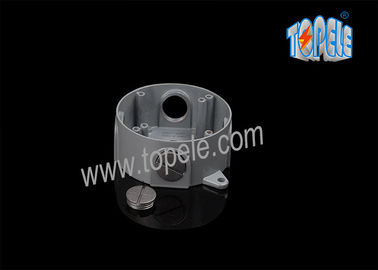 4&quot;Cartella di uscita a conduzione a prova di tempo rotonda, buchi di uscita 5, buchi / scatole elettriche a prova di tempo in alluminio