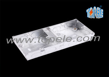 2- Gang British Standard Metal Electrical Conduit Box con PVC, Conduit Switch Box