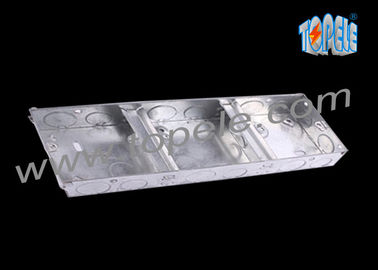 Scatola di presa elettrica metallica del soffitto copre 1 + 1 + 1 Gang conduit