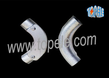 BS4568 tubo di acciaio galvanizzato canale di ferro malleabile intersezione gomito 20mm / 25mm