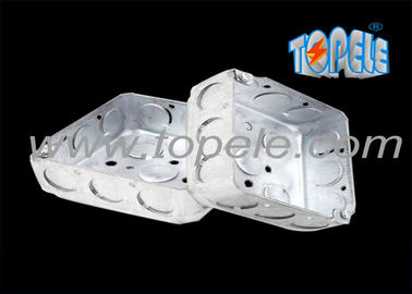 4 pollici quadrati scatole elettriche e coperture con knockouts quadrati