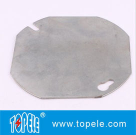 Coperchio di scatola di uscita piatta ottagonale 54C1, di 4 pollici di diametro, galvanizzato, 200-pack