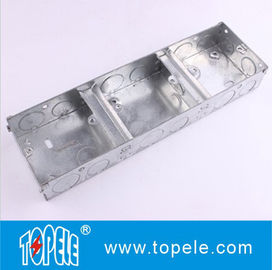 25mm, 35mm Acciaio BS4568 GI Box / Terminal One Gang GI Box, scatole elettriche e coperture