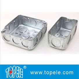 4" 1-1/2" di acciaio profondo quadrato / rettangolare casella di giunzione di uscita del condotto, scatole elettriche e coperture
