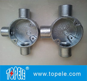 Cassa di giunzione circolare in ferro per tubi elettrici BS4568