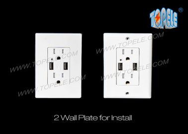 Caricabatterie USB ad alta velocità intelligente 15A Tamper - presa resistente solo per uso interno