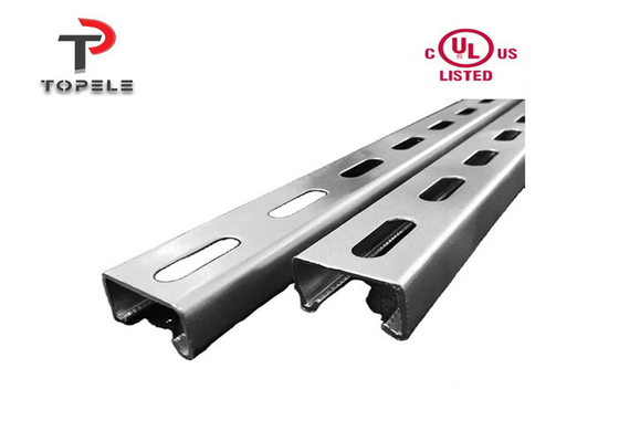 Bline galvanizzato Unistrut canale metallo per il sistema di supporto 1,5 mm