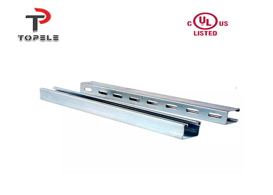 Bline galvanizzato Unistrut canale metallo per il sistema di supporto 1,5 mm