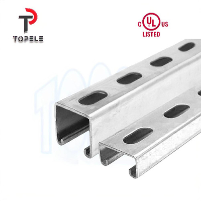 Pianura galvanizzata della IMMERSIONE calda/Manica scanalato 41X41X2.5mm Unistrut del puntone