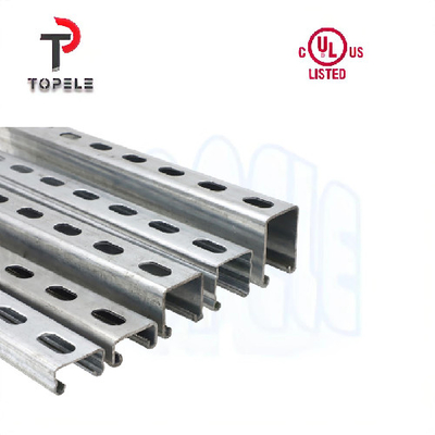Pianura galvanizzata della IMMERSIONE calda/Manica scanalato 41X41X2.5mm Unistrut del puntone