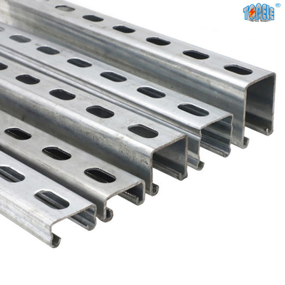 Pianura galvanizzata della IMMERSIONE calda/Manica scanalato 41X41X2.5mm Unistrut del puntone