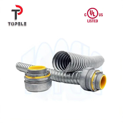 La metropolitana d'acciaio flessibile del condotto ha galvanizzato EMT Conduit And Fittings