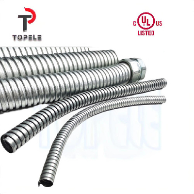 La metropolitana d'acciaio flessibile del condotto ha galvanizzato EMT Conduit And Fittings