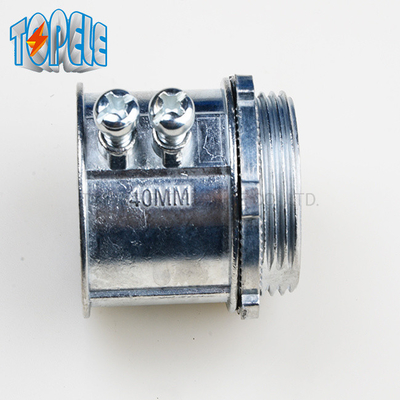 zinco di 20mm -50mm EMT Conduit Fittings IEC61386 EMT Set Screw Connector