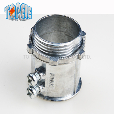 zinco di 20mm -50mm EMT Conduit Fittings IEC61386 EMT Set Screw Connector