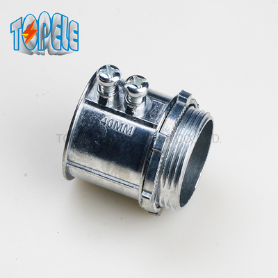 zinco di 20mm -50mm EMT Conduit Fittings IEC61386 EMT Set Screw Connector