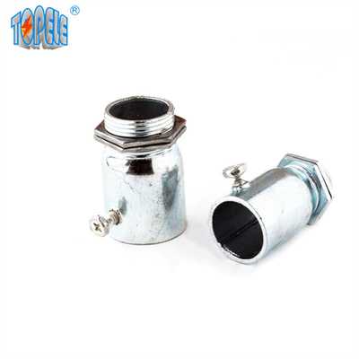 Terminale EMT Connector Electro Galvanized di IEC 61386 Acero