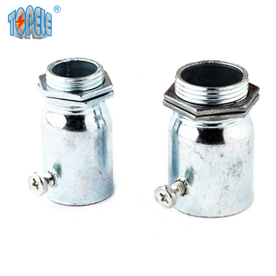 Terminale EMT Connector Electro Galvanized di IEC 61386 Acero