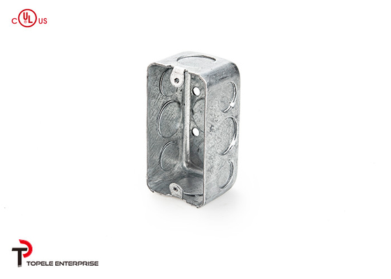 TOPELE Acciaio Rectangular Switch Handy Box con Single Gang, 58351, 1-7/8 &quot; knockout