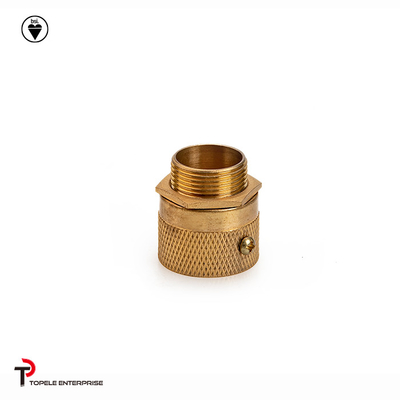 Macchina CNC Adattatore di tubo maschile in ottone, adattatore maschile in ottone