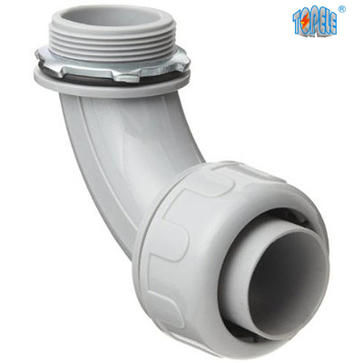Nanometro impermeabile IP 68 del connettore del condotto del PVC da 90 gradi
