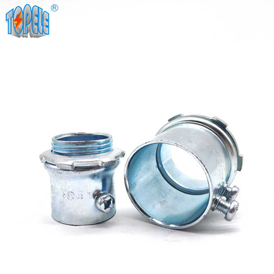 Compressione dei connettori di EMT Steel Set Screw/tipo galvanizzati della vite di fissaggio