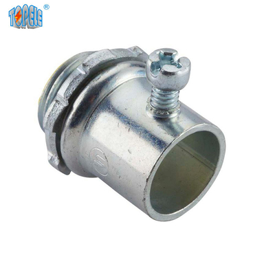 Compressione dei connettori di EMT Steel Set Screw/tipo galvanizzati della vite di fissaggio