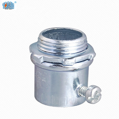 Compressione dei connettori di EMT Steel Set Screw/tipo galvanizzati della vite di fissaggio