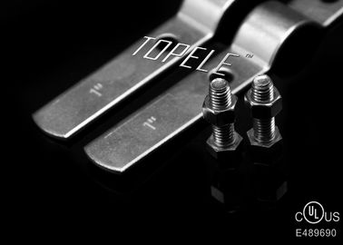Clampe per tubi di metallo con rivestimento in zinco personalizzate con bullone, UL approvato