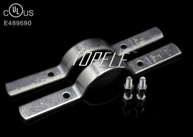 Clampe per tubi in acciaio placcate in zinco / Clampe per tubi a rialzo nero con certificazione UL Bolt