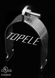 Clampe per tubi in acciaio galvanizzato standard UL, cinture di supporto in acciaio inossidabile