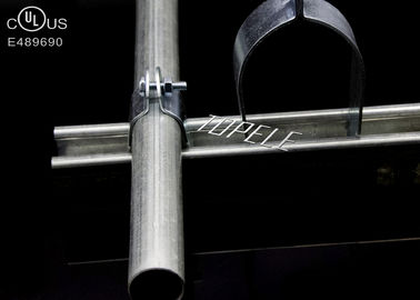 Clampe per tubi in acciaio galvanizzato standard UL, cinture di supporto in acciaio inossidabile