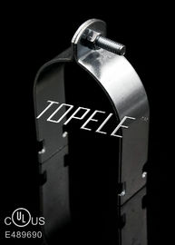 Clampe per tubi in acciaio UL / Clampe per strati galvanizzate per tubi rigidi, finitura superficiale galvanizzata