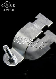 Clampe per tubi in acciaio UL / Clampe per strati galvanizzate per tubi rigidi, finitura superficiale galvanizzata