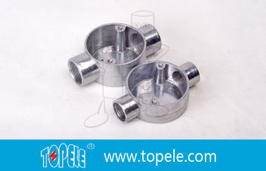 TOPELE 25 mm scatola di giunzione in alluminio galvanizzato a caldo / scatola di condotto metallico con standard BS4568 /
