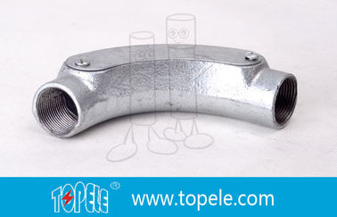 20MM 3 / 4 ′′, 1 ′′ BS4568 GI Ferro gomito flessibile Connessione circolare in ferro con foro tappato