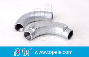 20MM 3 / 4 ′′, 1 ′′ BS4568 GI Ferro gomito flessibile Connessione circolare in ferro con foro tappato