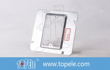 TOPELE Pre-galvanizzato Acciaio Quadratura Scatole elettriche e coperture, 4 √ Quadratura 1 / 2 √ Coperture di presa di parete sollevata