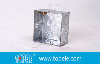 Scatole elettriche in acciaio pre-galvanizzato e coperture, scatola BS standard britannica per interruttori