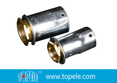 TOPELE 25 mm / 32 mm BS Collegamento galvanizzato del condotto elettrico con accoppiatore in ottone