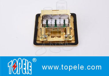 OEM pannello quadrato recipienti di rame / GFCI Ronda alluminio alloy POP-up tipo socket pavimento